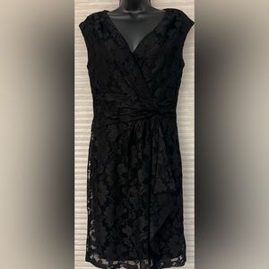 Ronni Nicole Black Lace Dress Size 8